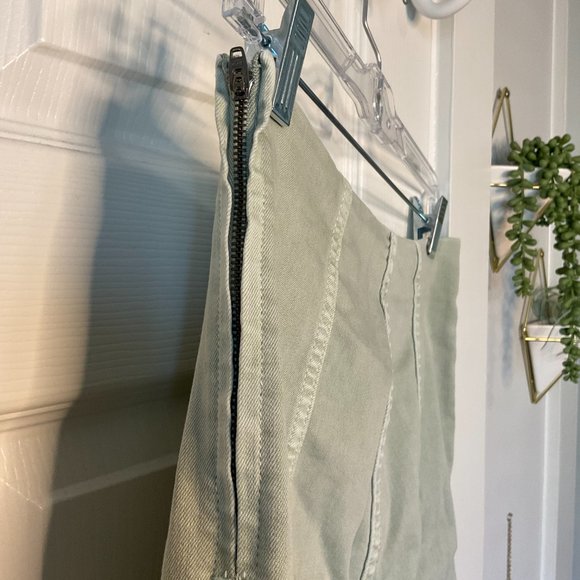 Wild Fable Sage Denim Skirt Size 8 - Picture 4 of 4